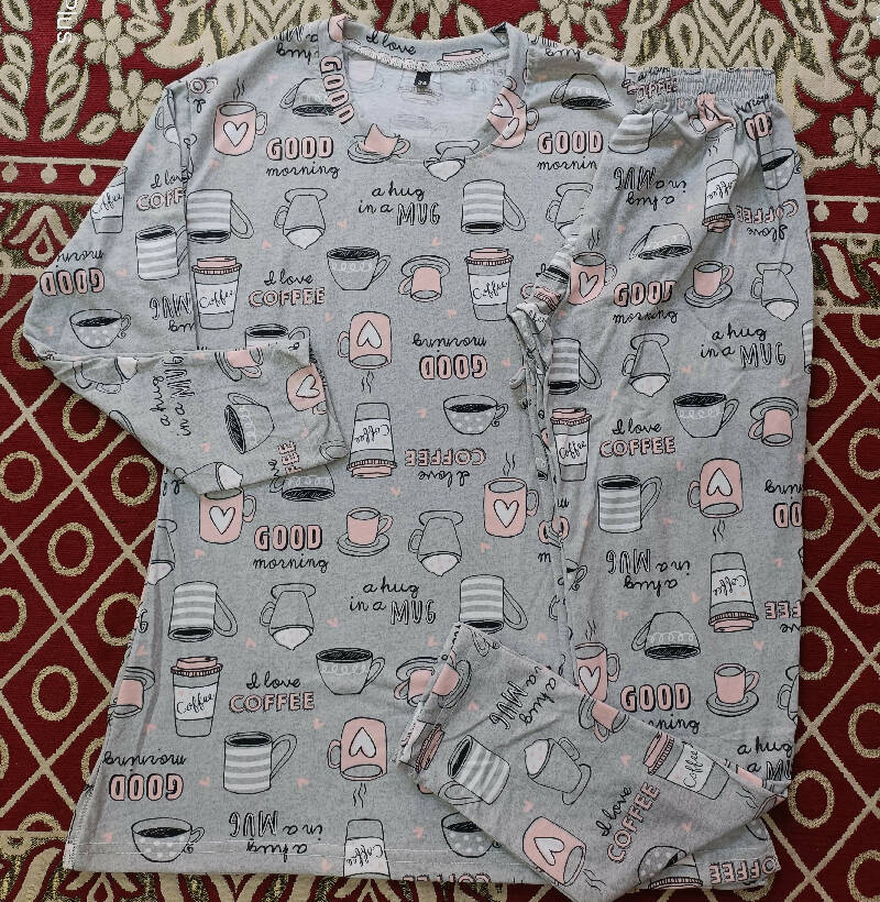 Girls Night Suit Grey