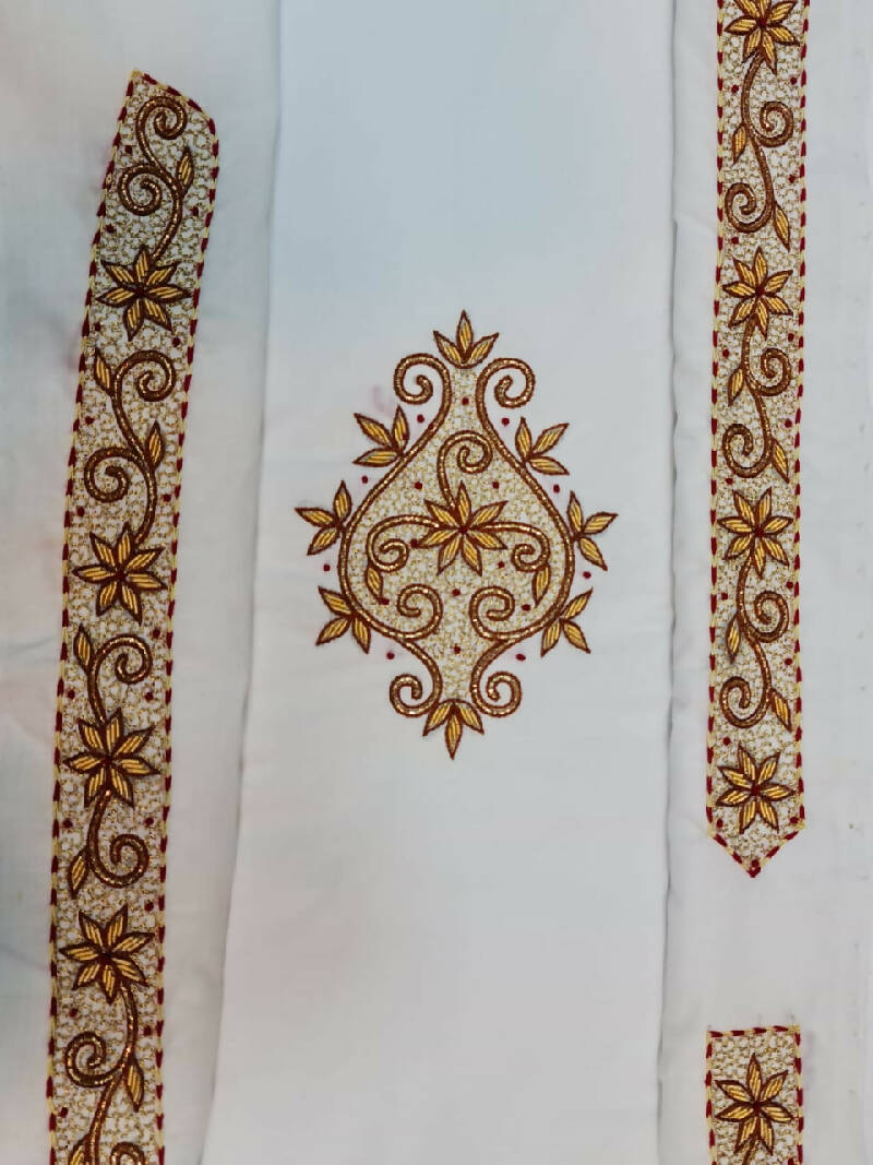 Heavy Zardosi Hand Work Kurta Saya