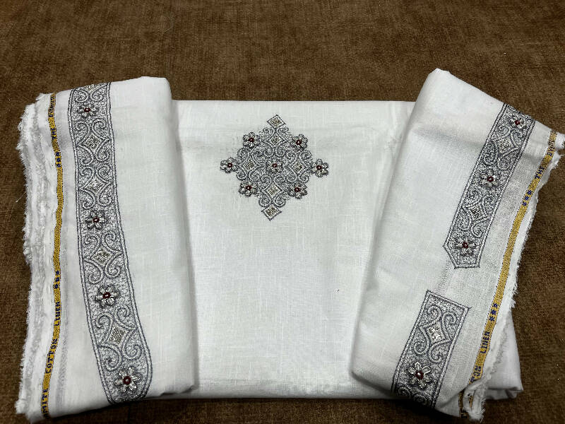 Zardozi Work Kurta Saya Heavy Material