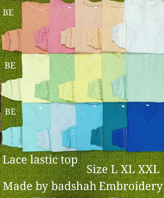 Lace Lastic Top