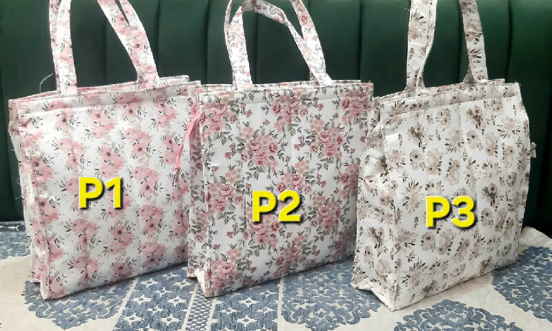 Semi Quilted Tote Bags