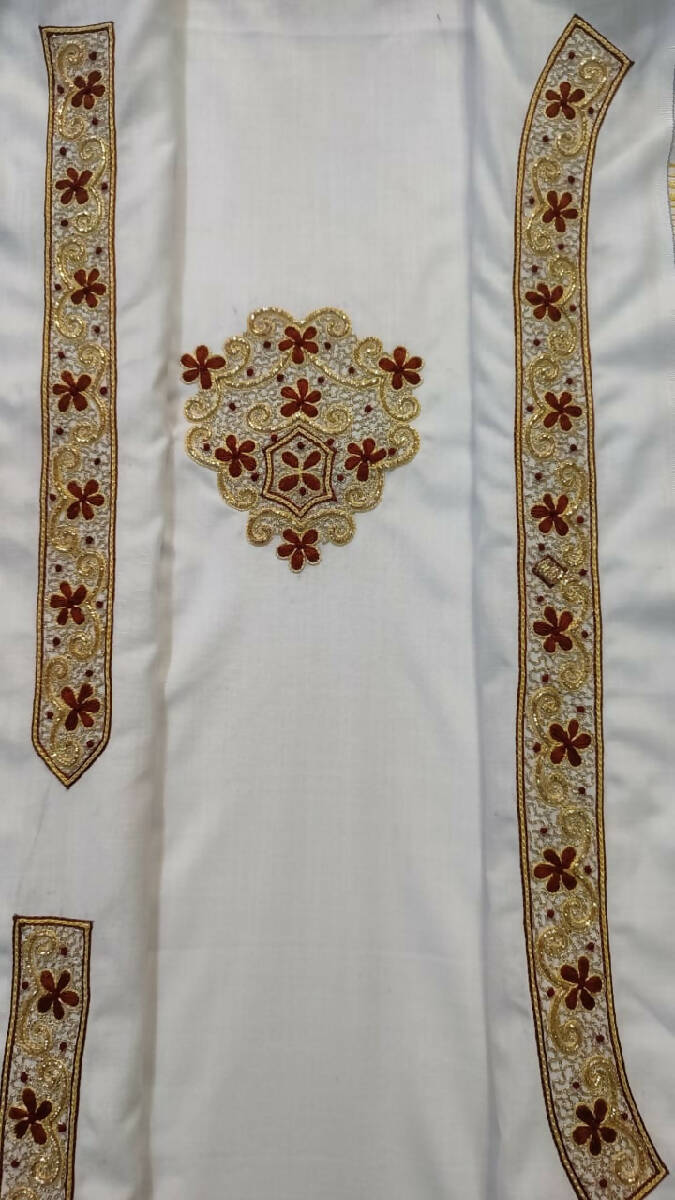 Heavy Zardosi Hand Work Kurta Saya