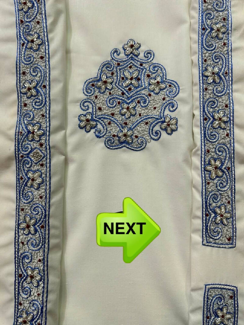Heavy Zardosi Hand Work Kurta Saya
