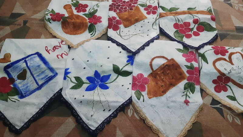 Fancy Braso Hand Painted Large Size
