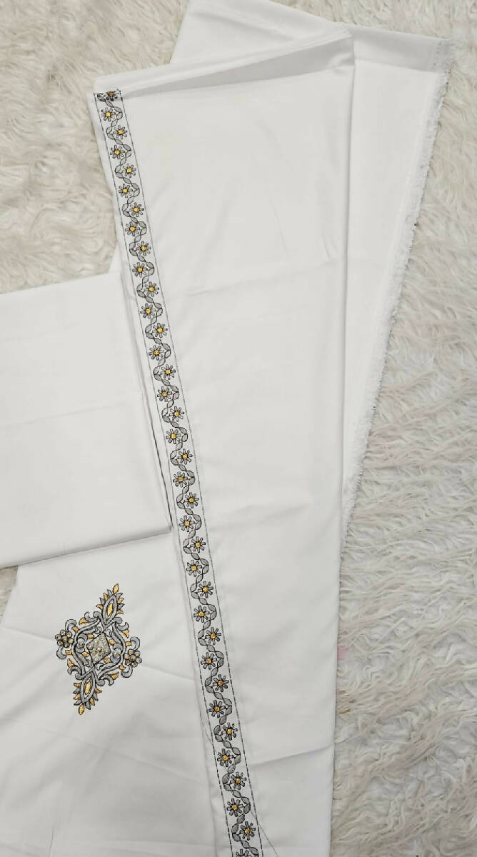 New Design Aali Qadr Pattern Kurta Saya