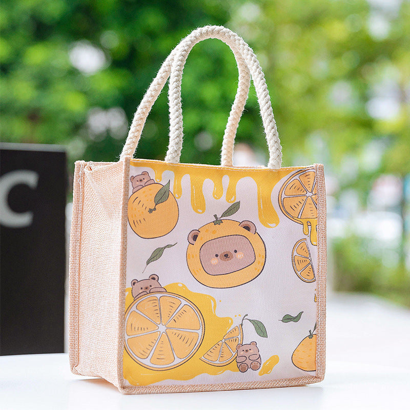 Casual Tote Bag For Students To Organize Small Book Bag Lunch