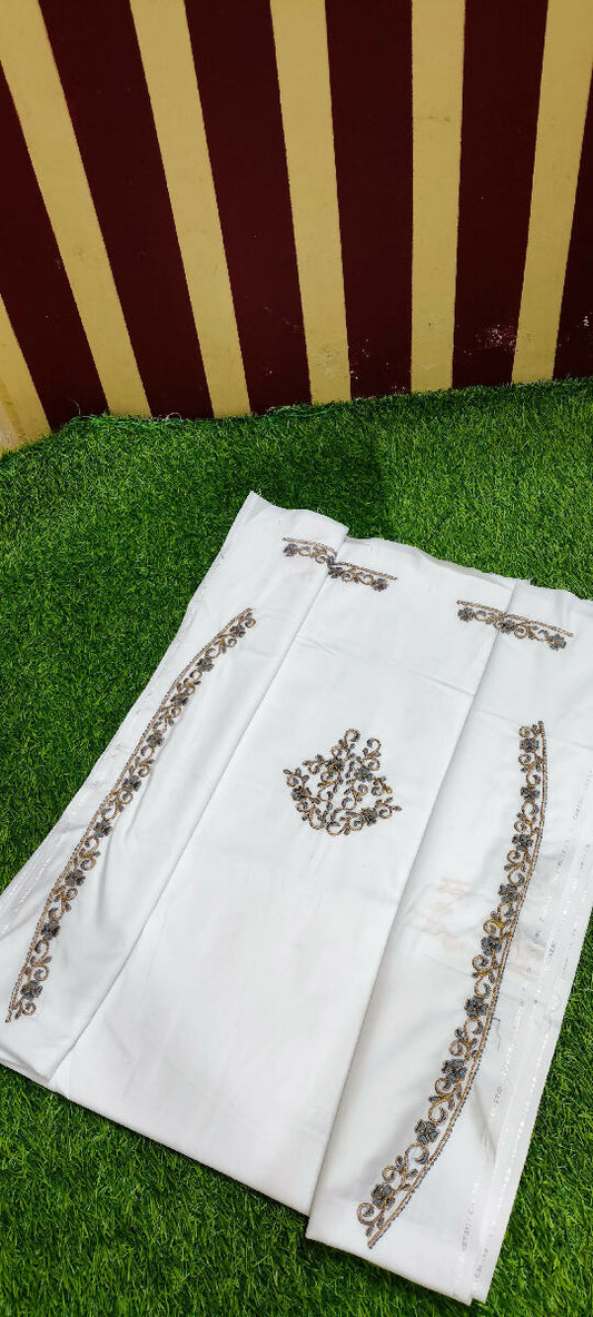 Aali Qadr Pattern Kurta Saya Set