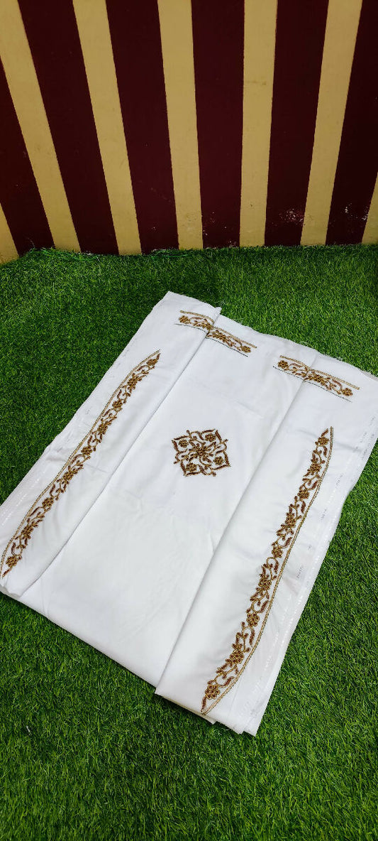 Aali Qadr Pattern Kurta Saya Set