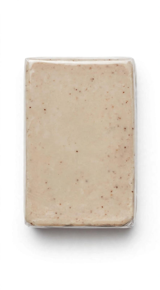JADEED Goat Milk & Walnut Scrub Handmade Soap | Natural Exfoliating Cleansing Bar