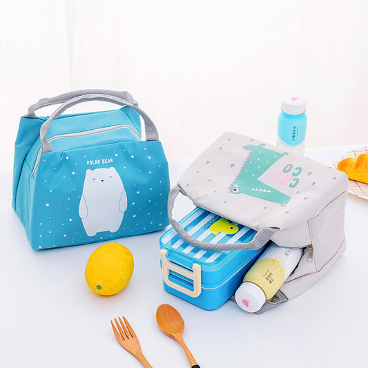 Children's Bento Thermal Tote  Lunch Storage Bag