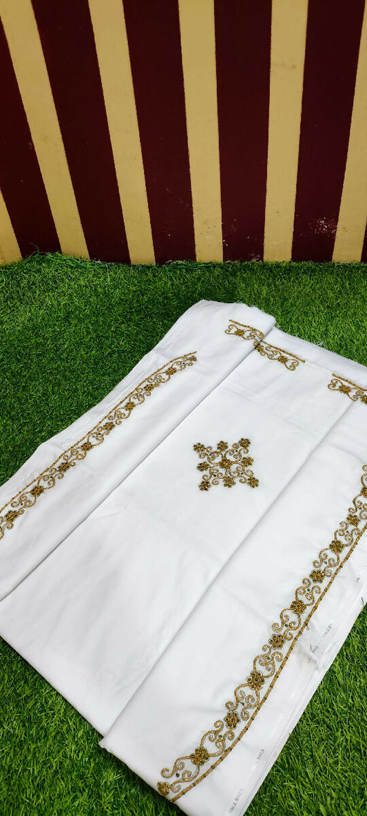 Aali Qadr Pattern Kurta Saya Set