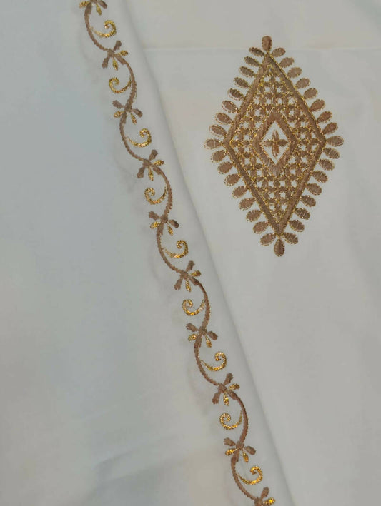 Kasabi Work Kurta Saya Izar