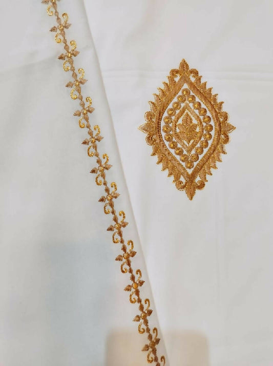 Kasabi Work Kurta Saya Izar