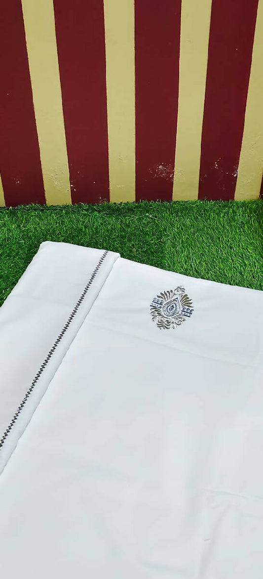 Patti Work Kurta Saya Material