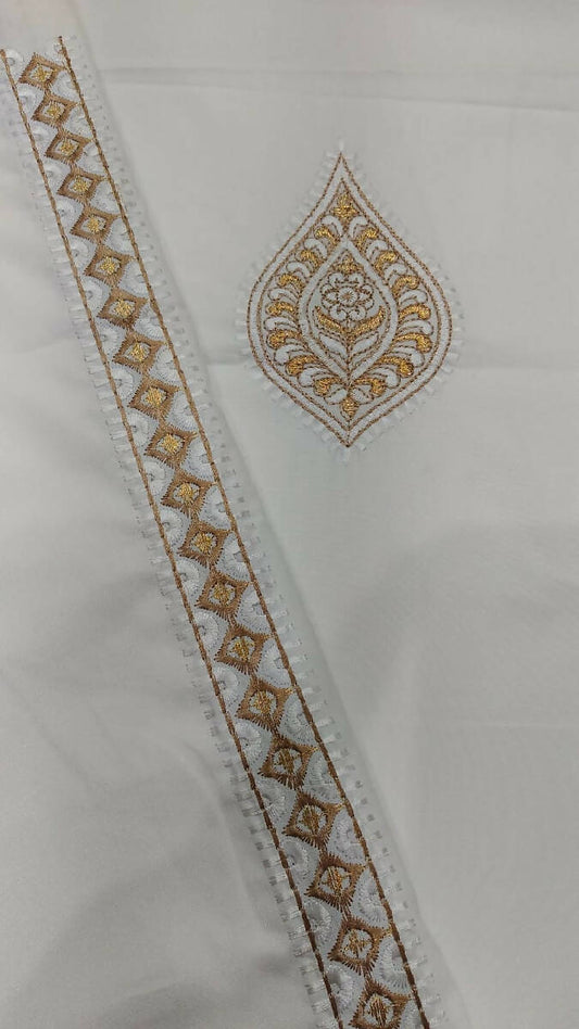 Aali Qadr Pattern Kurta Saya Set P6