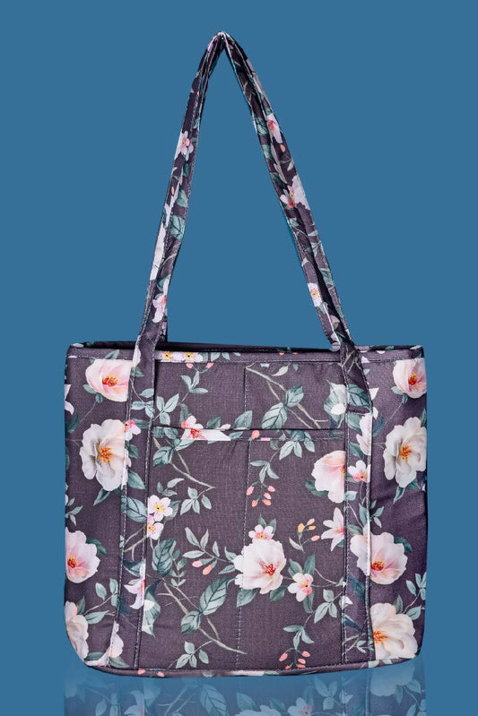 Quilted Tote Bags Violet