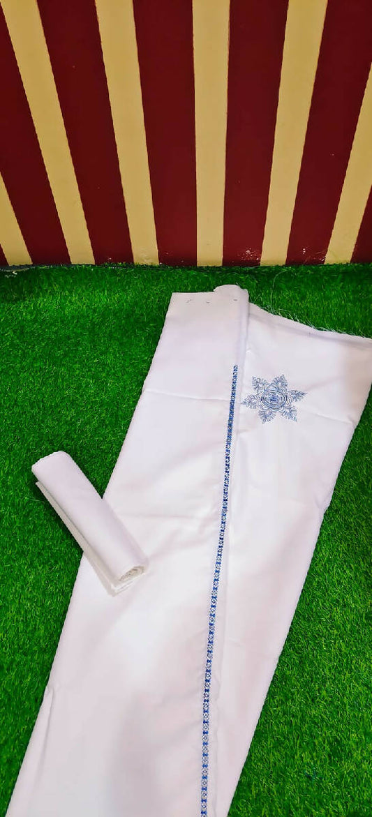 Patti Work Kurta Saya Material