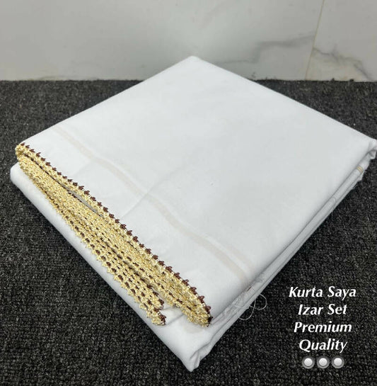 Ohbat Plain Kurta Saya set with Makkhi