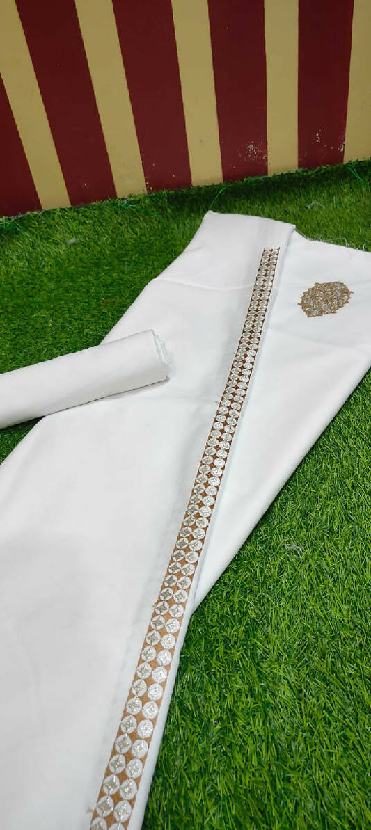 New Design Aali Qadr Pattern Kurta Saya