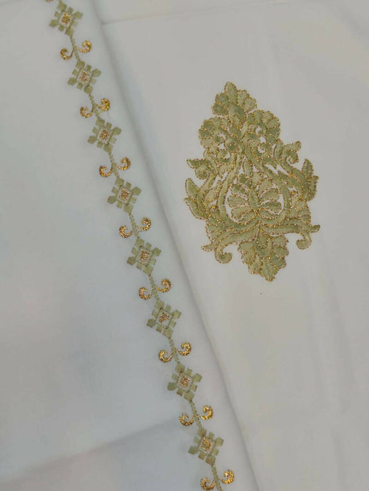Kasabi Work Kurta Saya Izar