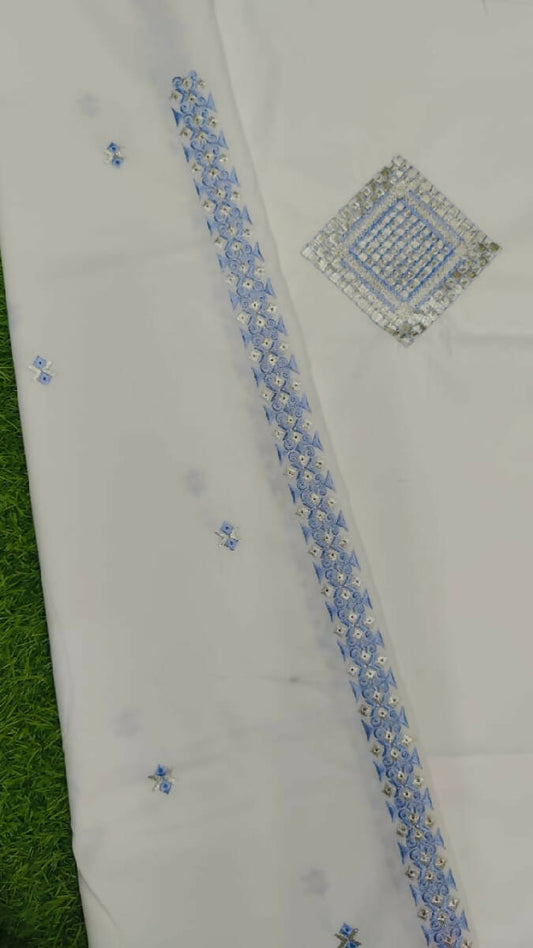 Aali Qadr Pattern Kurta Saya Izar
