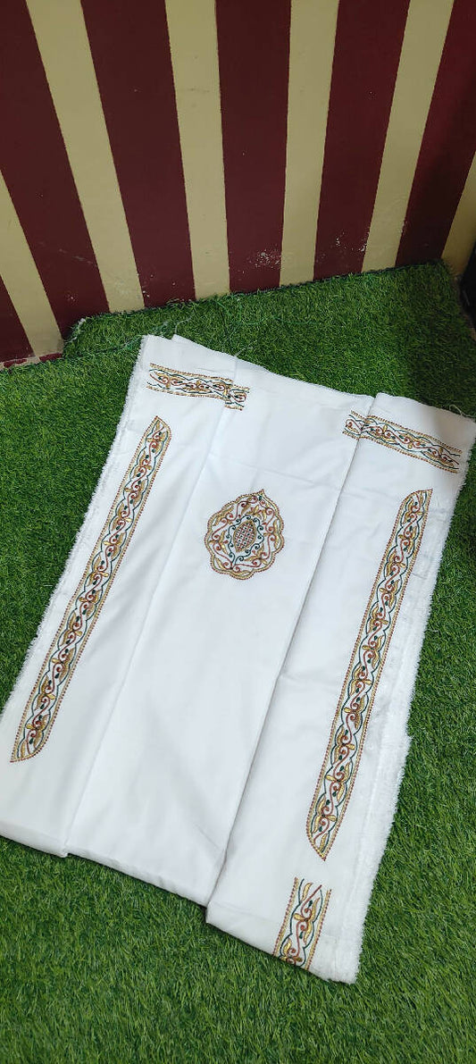 Zero2Tone Embroidery Work Kurta Saya Set