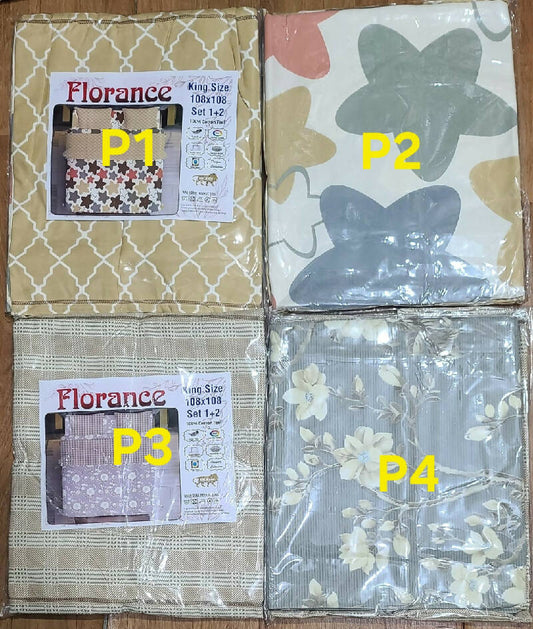King-size Bedsheet 3D Florance