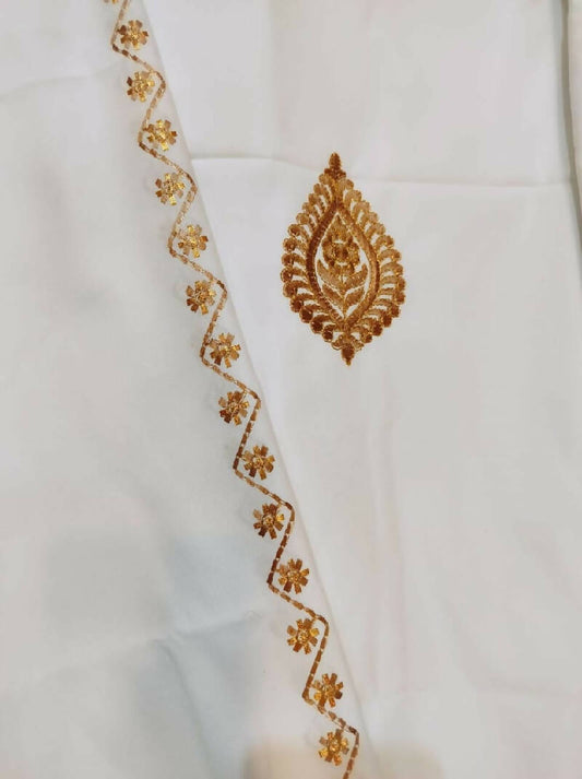 Kasabi Work Kurta Saya Izar