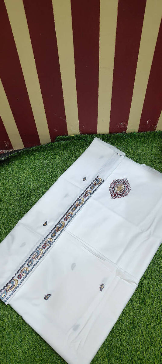 Aali Qadr Pattern Kurta Saya Set