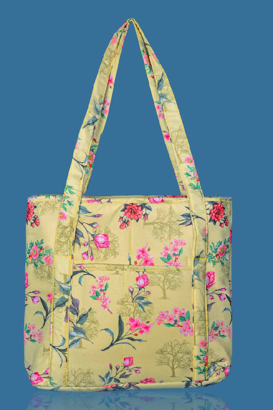 Quilted Tote Bags Yellow