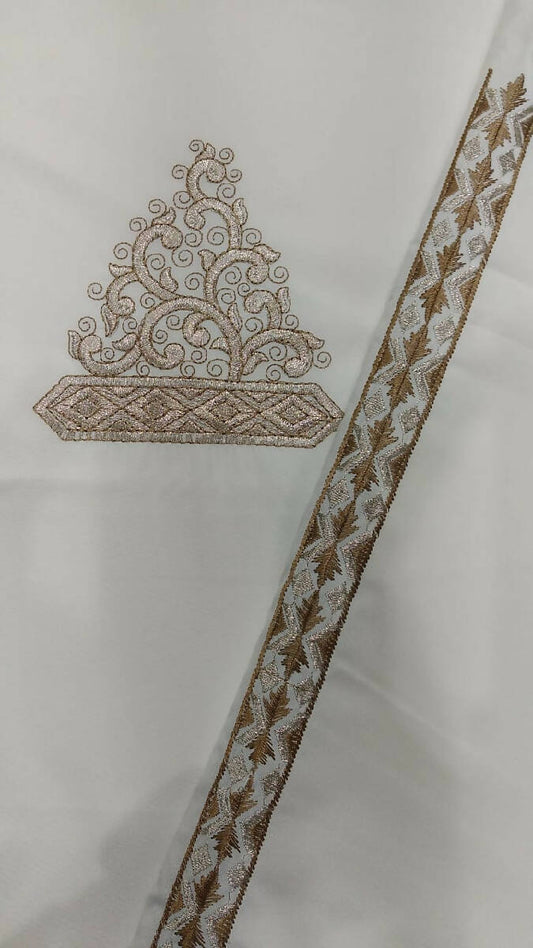 Aali Qadr Pattern Kurta Saya Set P3
