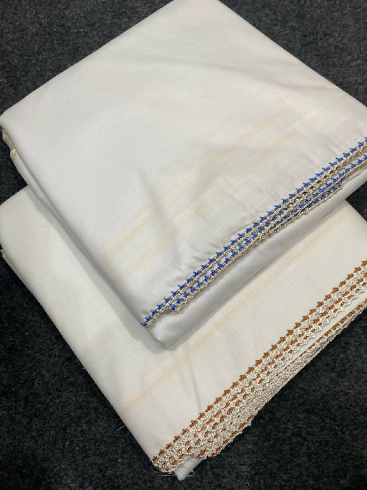 Ohbat Plain Kurta Saya set with Makkhi