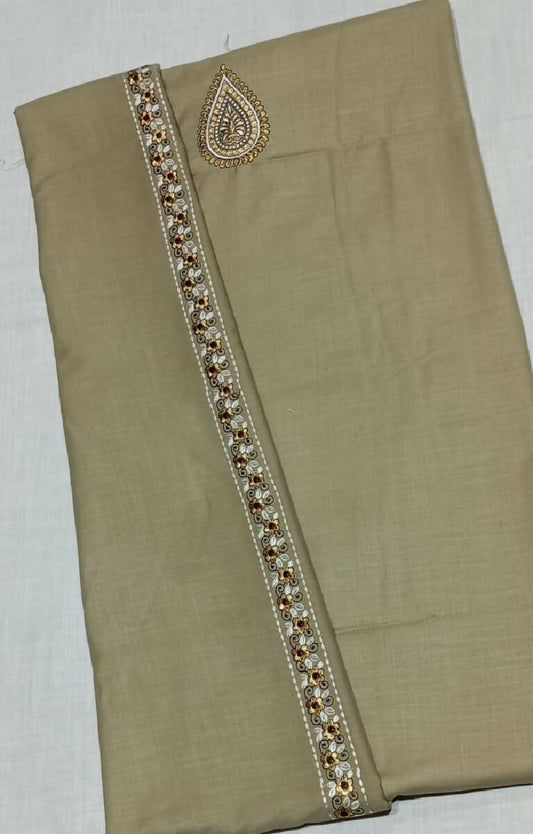 Kasabi Work Kurta Saya Set Green