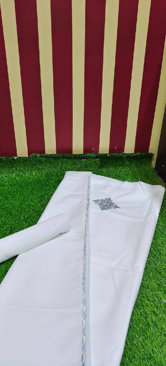 Patti Work Kurta Saya Material