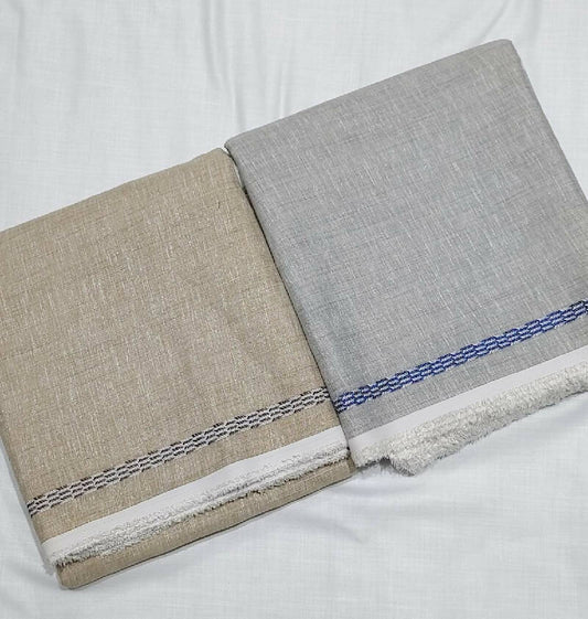 Plain Border Color Kurta Saya Material