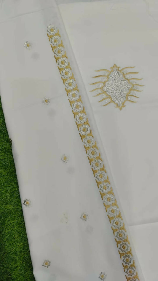Aali Qadr Pattern Kurta Saya Izar