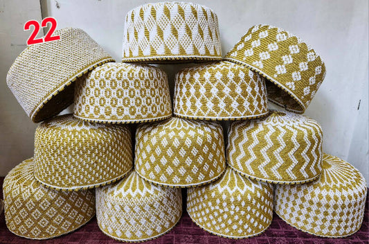 Golden Kasab Topi 22