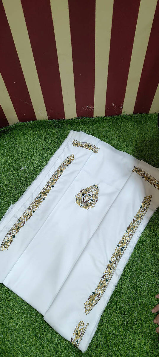 Zero2Tone Embroidery Work Kurta Saya Set