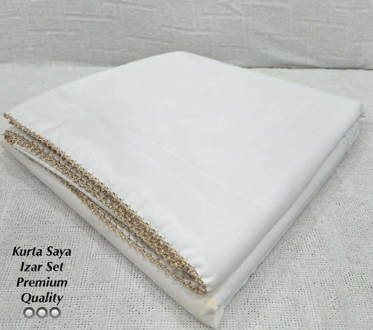 Plain Kurta Saya With Makkhi