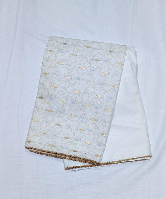 Printed Botti Material Kurta Saya