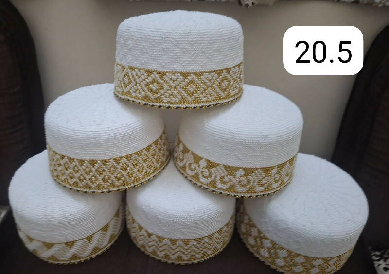 White topi size 20.5
