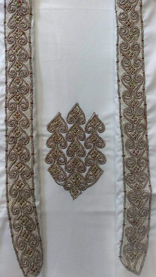 Aali Qadr Pattern Kurta Saya Material