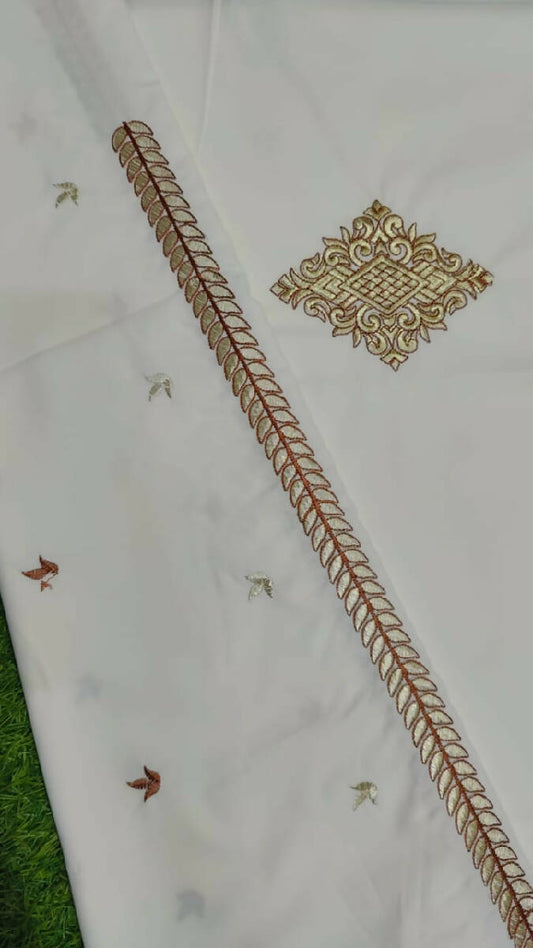 Aali Qadr Pattern Kurta Saya Izar