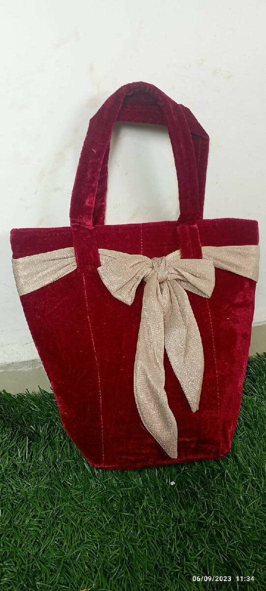 Tote Bags Dark Red