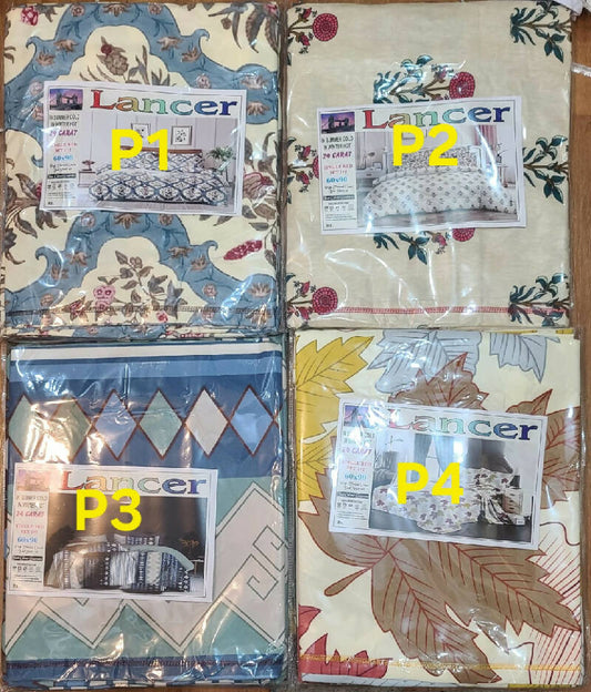 Single Bedsheet 3D Cotton
