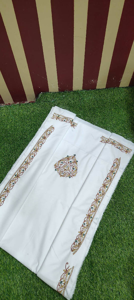 Zero2Tone Embroidery Work Kurta Saya Set