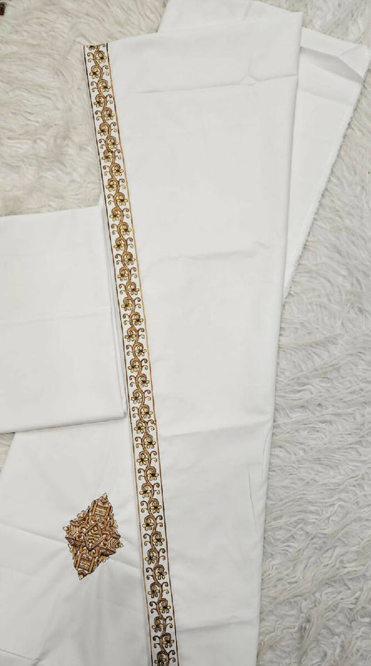 New Design Aali Qadr Pattern Kurta Saya