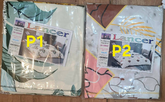 Single Bedsheet 3D Cotton