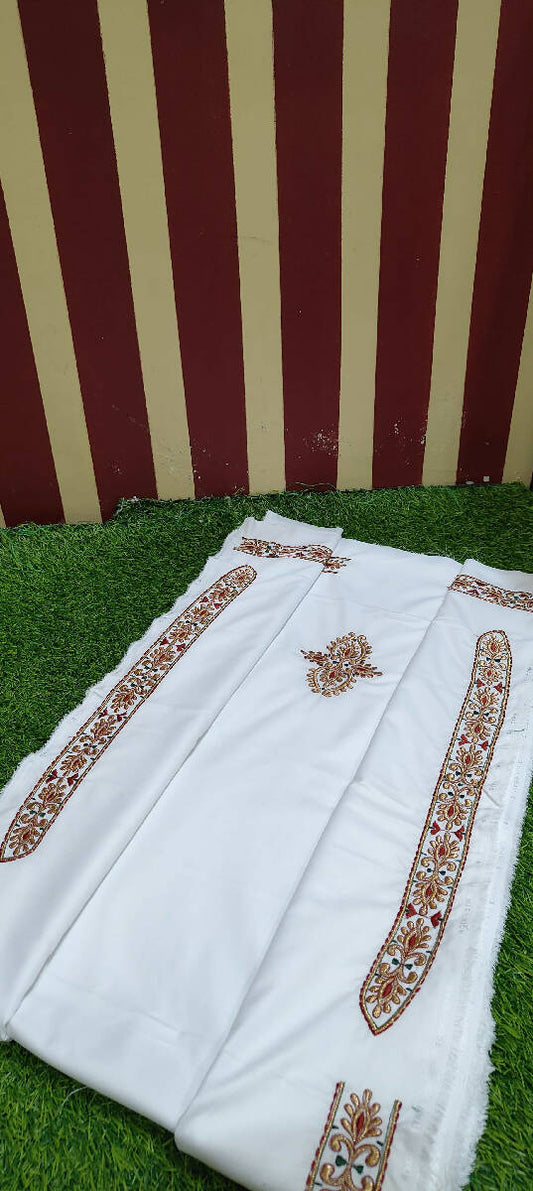 Zero2Tone Embroidery Work Kurta Saya Set