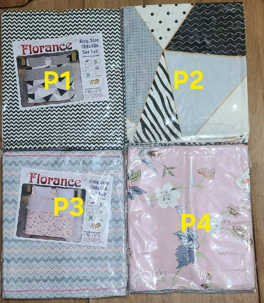 King-size Bedsheet 3D Florance